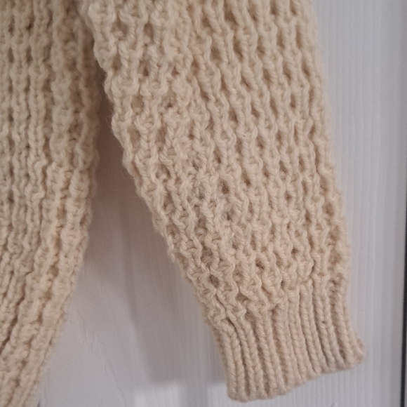 Cozy Cream Cable Knit Cardigan - Picture 3 of 8